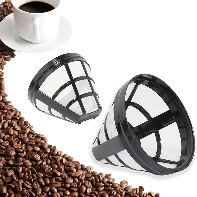 1/2 Pack Replacement Coffee Maker Basket Filter Fit 8-12 Cup Basket Drip Compatible with HD7751 Coffee Machine Coffee Pour Over