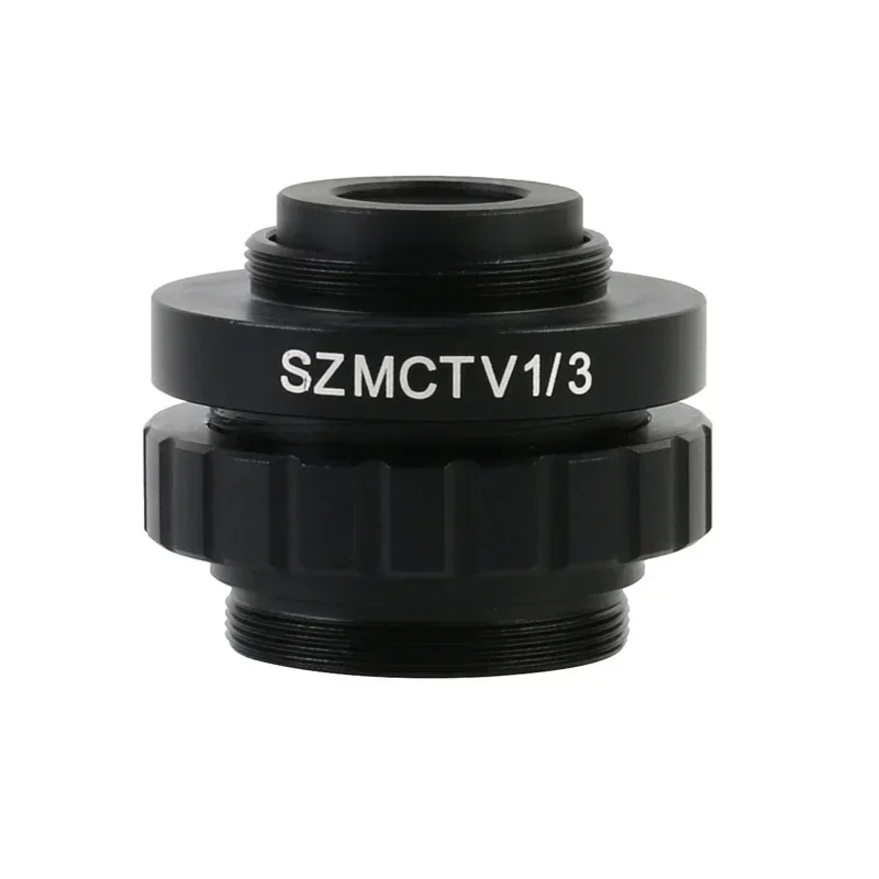 SZMCTV 1/2 1/3 1/1 Microscope Camera Adapter 28mm To C-mount Simul Focal Trinocular Stereo Microscope Adapter
