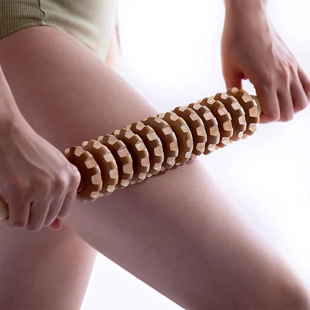 Massagerolle Aus Holz Zur Lymphdrainage Und Gua Sha Massage_voghion.com