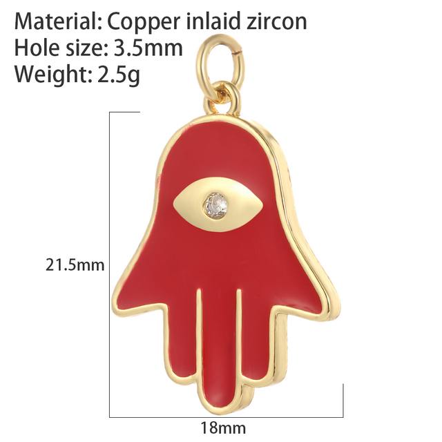 Heart Love Pendant Charms Diy Earrings Necklace Bracelet Make Charms for Jewelry Making Supplies Accessories Evil Blue Eye