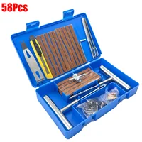 Auto Tire Repair Set Puncture Repair Tools Car Van Motorcycle Bike Emergency Heavy Duty Tubeless Tire Repair Rivet Set