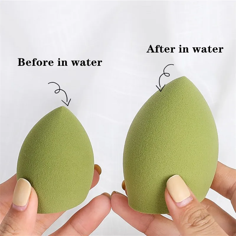 1 Pz Cosmetic Puff Makeup Latex-Free Comestic Egg Sponge Puff Dry Wet Use Women'S Makeup Foundation Sponge Make Up Tools