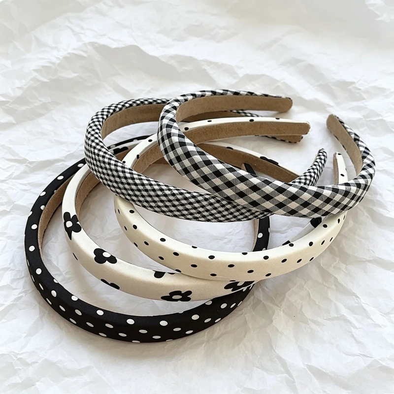 Floral & Plaid Polka Dot Hairbands - Stylish Women's Headbands & Hair Accessories