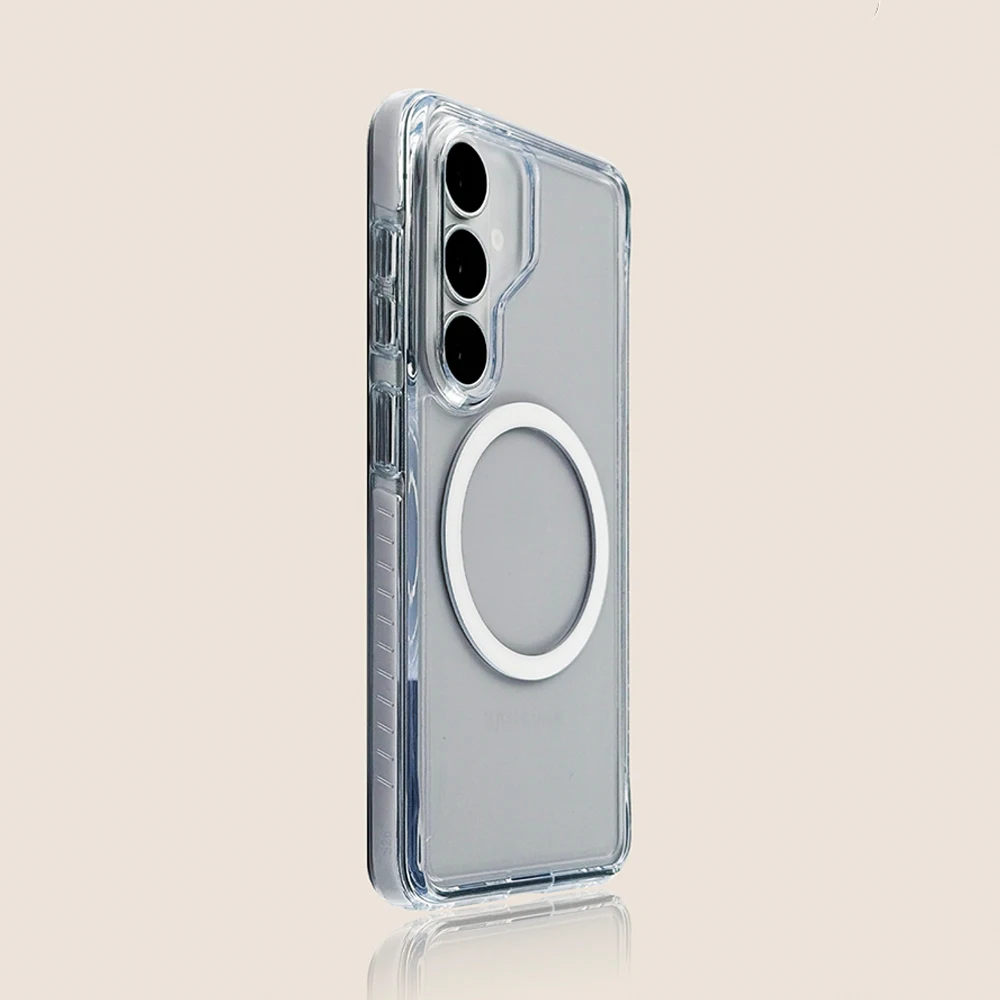Luxury Clear Magnetic Case with Magsafe Wireless Charging Compatibility – Candy Frame Transparent Acrylic Cover