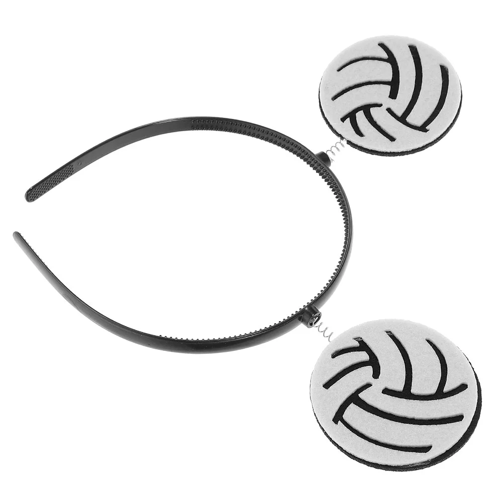

Headband Funny Lovely Hair Hoops Sports Party Ball Hairband Stage Performance Headgear Decorative White Birthday Child