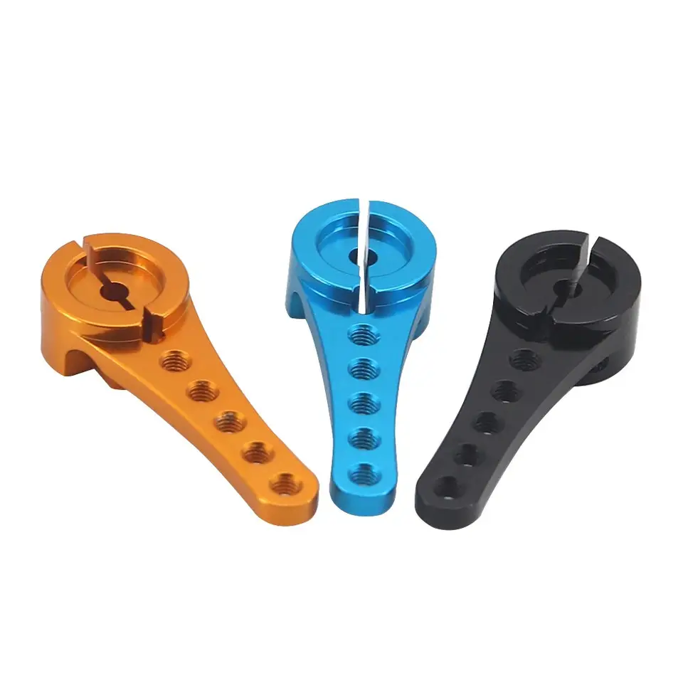 1pcs Aluminum Alloy 25t Steering Servo Arm Horn Length 46mm For 1/10 1/8 1/5 Rc Car Crawler Large Torque Servo Parts image 3