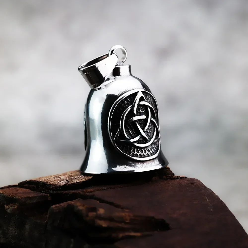 Lion King Pendant and Keychain with Uniquely Carved Bell - Retro Design
