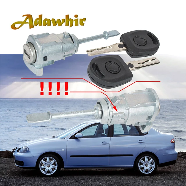 New Left/ringt Driver Door Lock Cylinder For Seat Cordoba Ibiza Iii  6l3837167b/6l3837168b+key 2002-2008 - Locks & Hardware - AliExpress