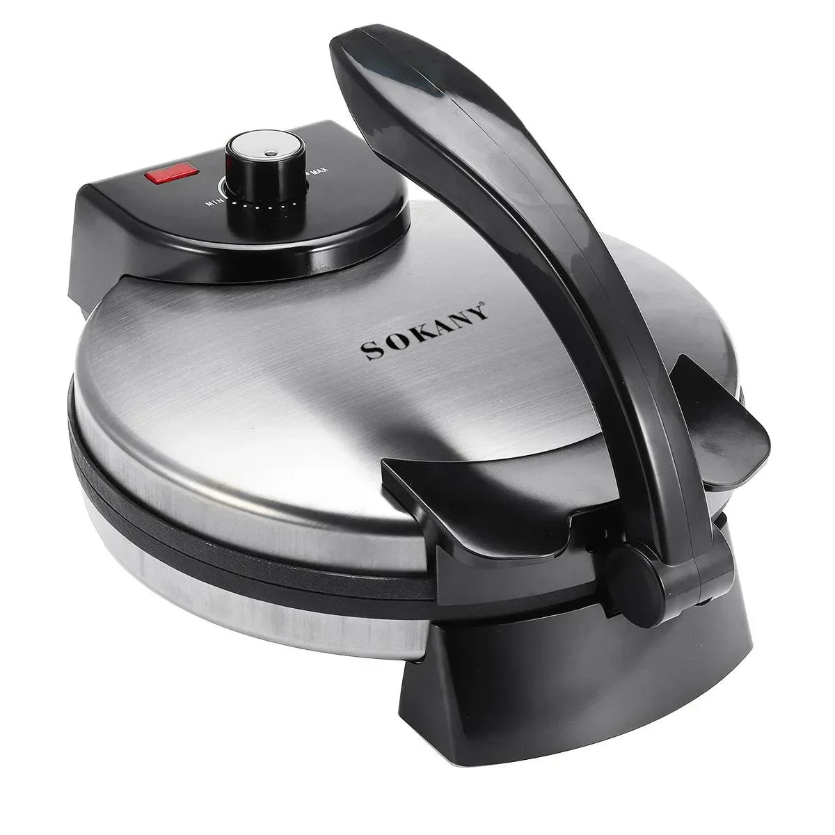 Crepe Maker - Cooks Roti, Tortillas & Pancakes - Nonstick Cooktop - 10-inch Cook Area, Temperature Control & Cool Touch Handle 2