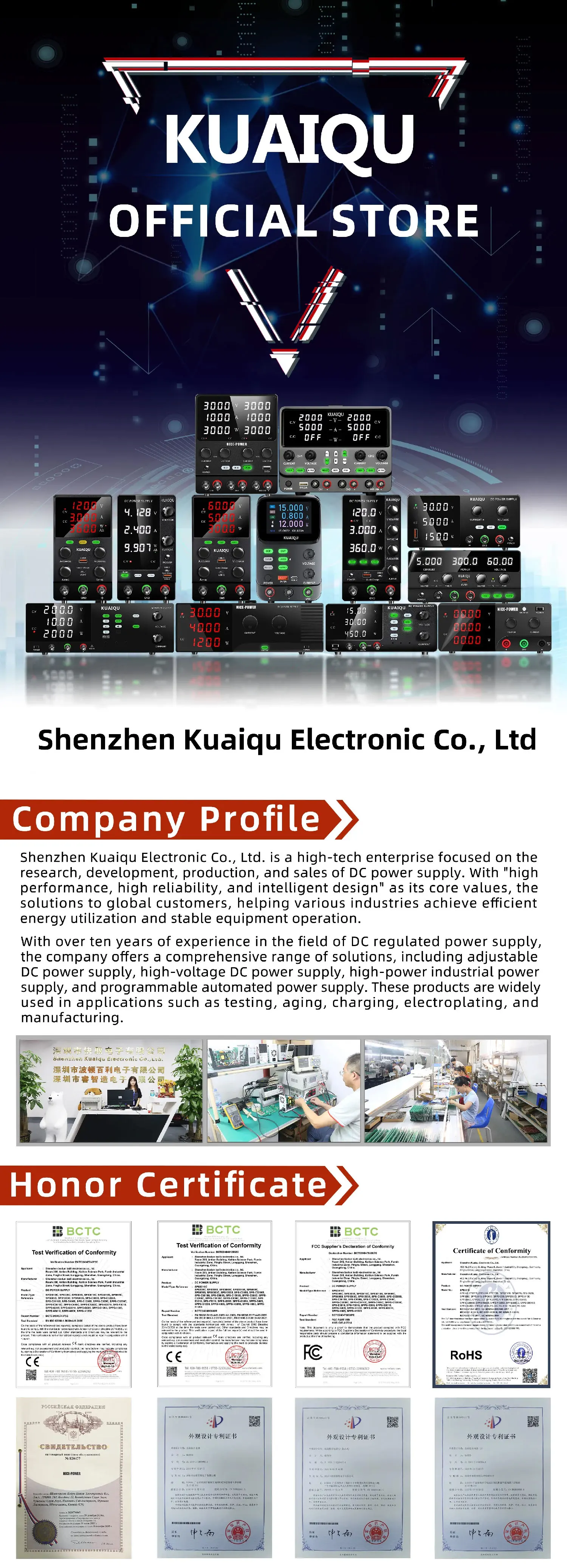 KUAIQU 30V10A Variables Netzteil 4 Sets DIY mit Speicherfunktionen 60V5A Programmierbarer USB-Software-Ausgang Schaltbarer Spannungsregler – Detail 1