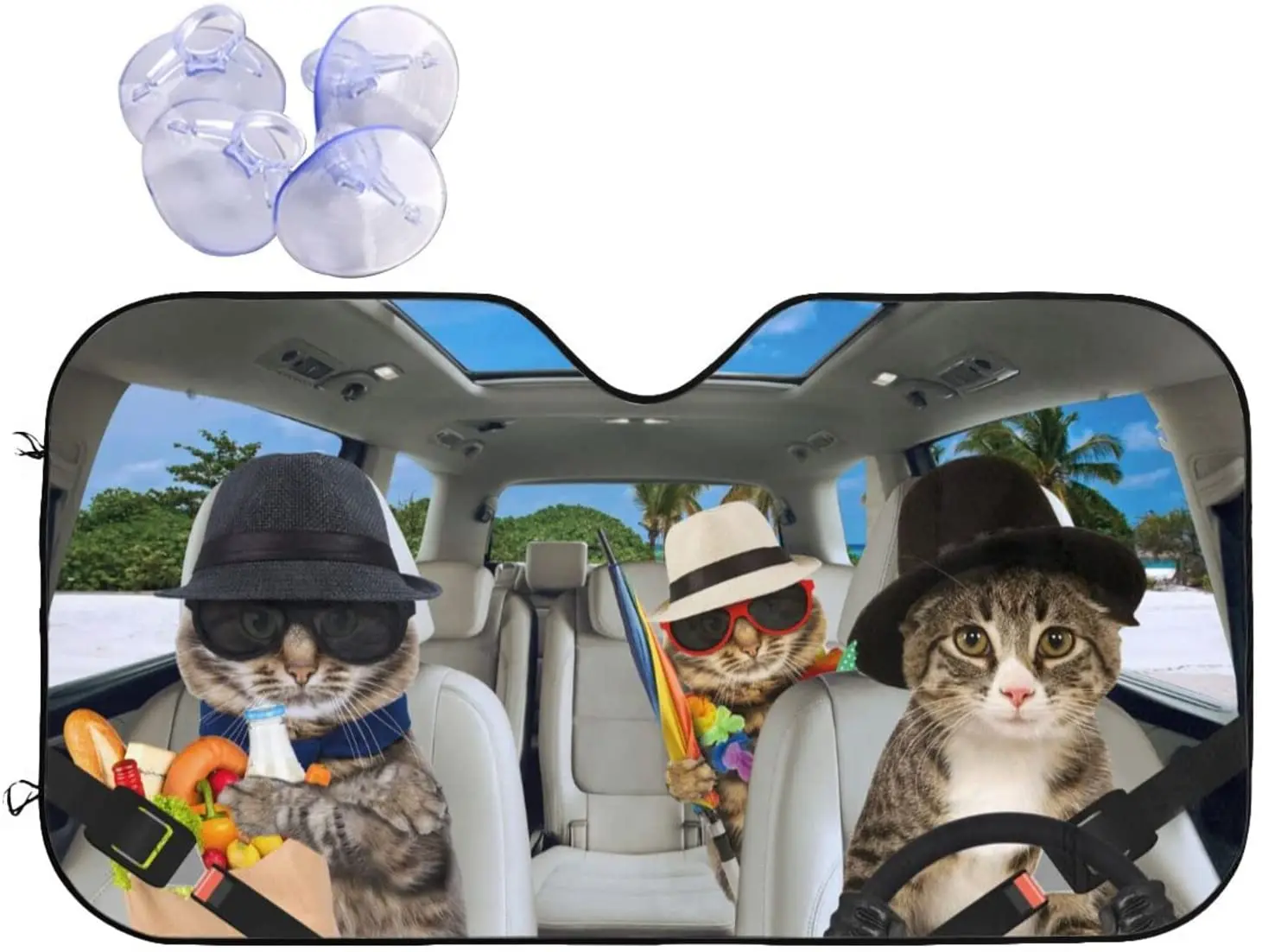 

Солнцезащитный котенок для автомобиля, складной котенок для вождения автомобиля, с УФ-лучами