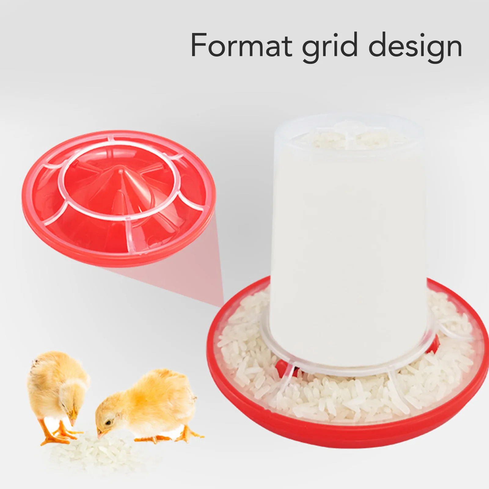 Chick Feeder and Waterer Kit Rotary Sleeve Design Automatic Feeding and Watering Poultry Feeder Waterer Combo Poultry poultry feeder poultry waterer