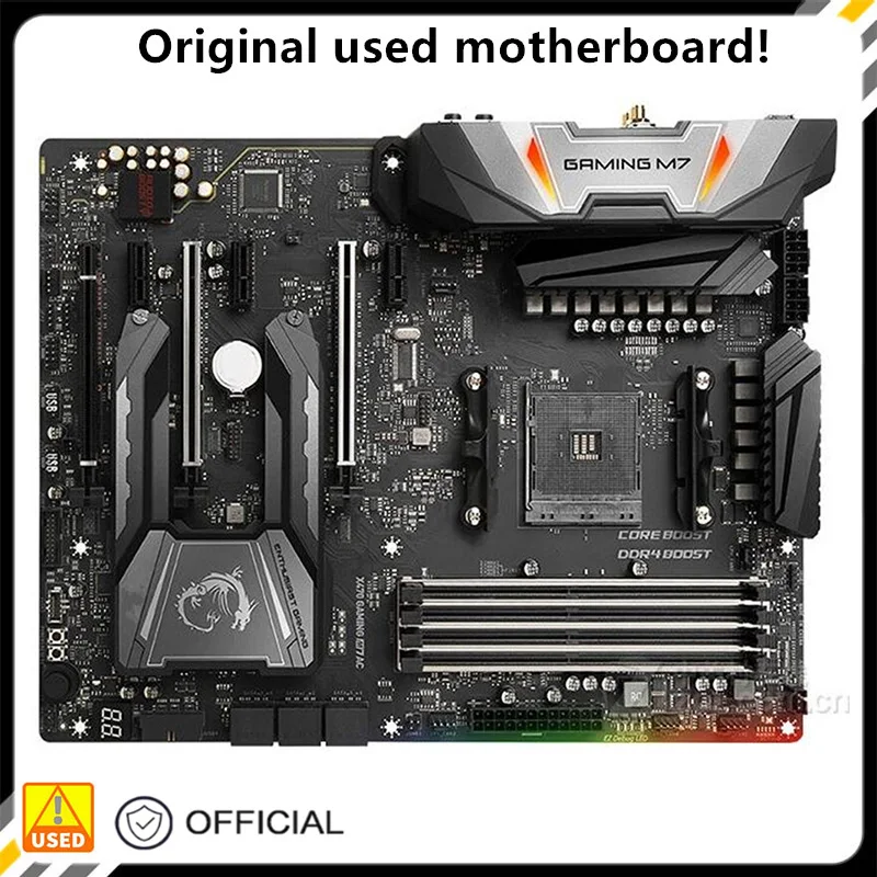 Per X470 Gaming M7 Presa Per Scheda Madre Ac Am4 Per Amd X470 Pro 64Gb Ddr4 Scheda Madre Desktop Originale Scheda Madre Usata