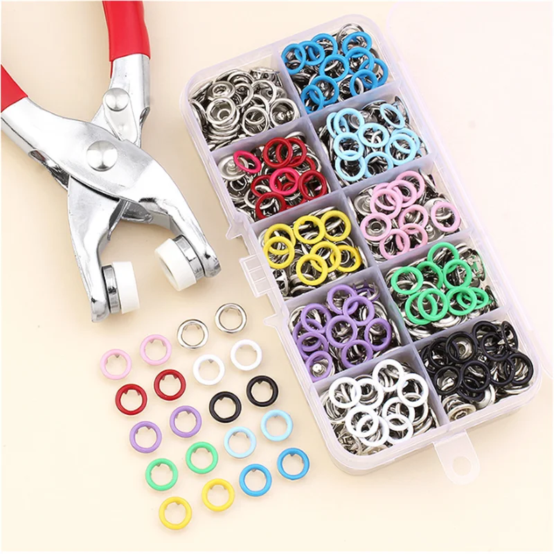 1 Set Snaps Button Plier Kit Tool With Fastener Pliers Press Tool DIY Sewing And Crafting Tools Children's Clothes Hat Sewing 4