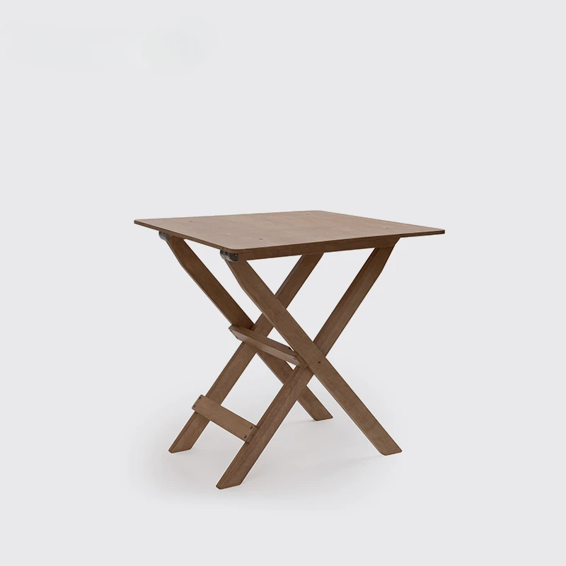 

The product can be customized.Outdoor folding solid wood table picnic camping equipment go on road trip car barbecue birch table