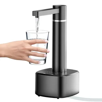ZaiXiao Electric Water Gallon Pump Automatic Water Bottle Pump Dispenser Desktop 4W Rechargeable Water Pump Dispenser With Stand 1