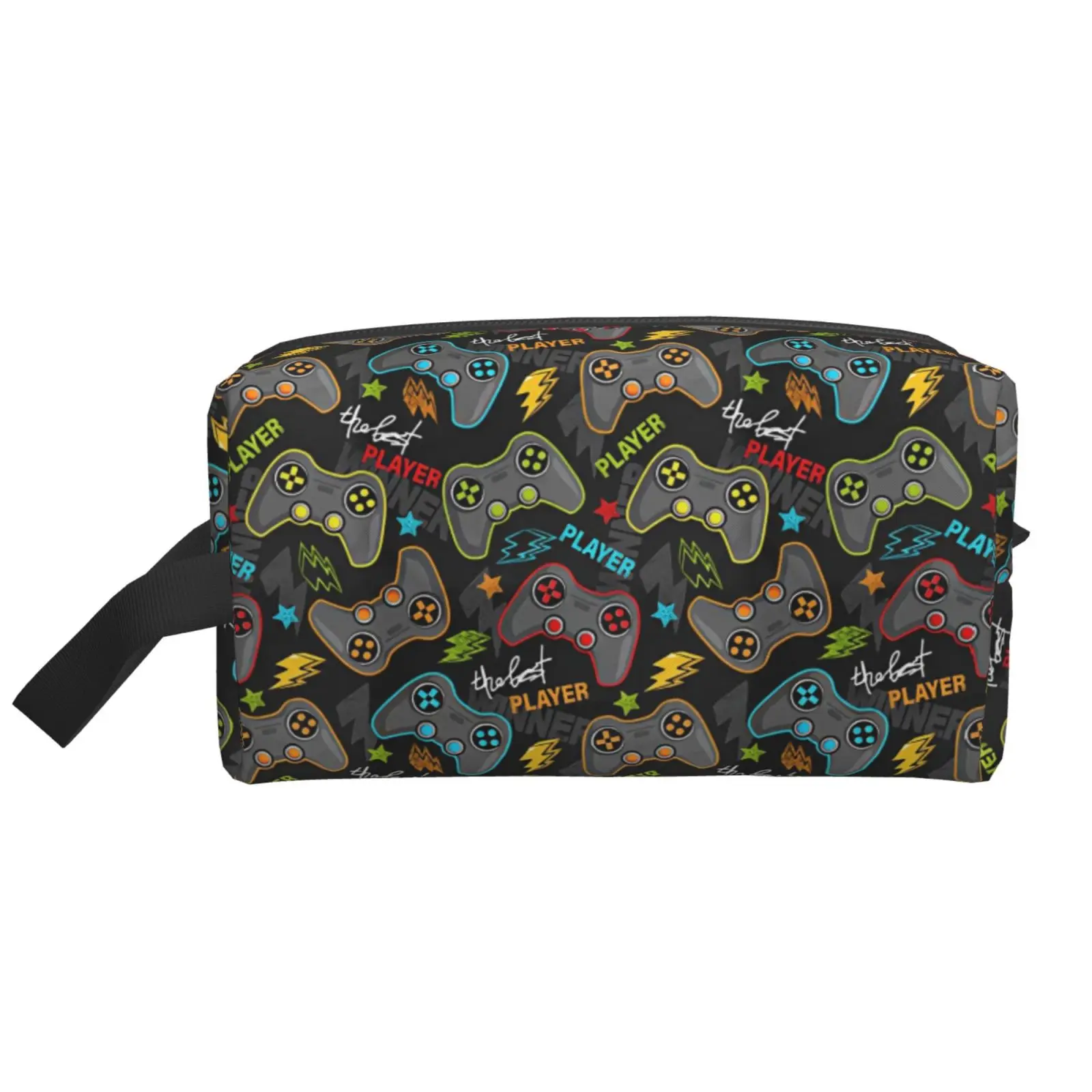 Game Controller Video Gamepad pattern Cosmetic Bags Portable Makeup Bag for Travel Toiletry Bag Accessories Organizer Pouch 5