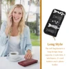 Women Long Wallet Cat Phone Card Holder Embroidery PU Leather Purse 3