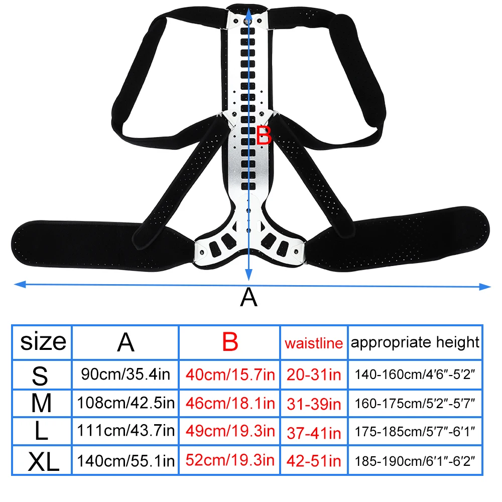 Aluminum Alloy Back Brace 5