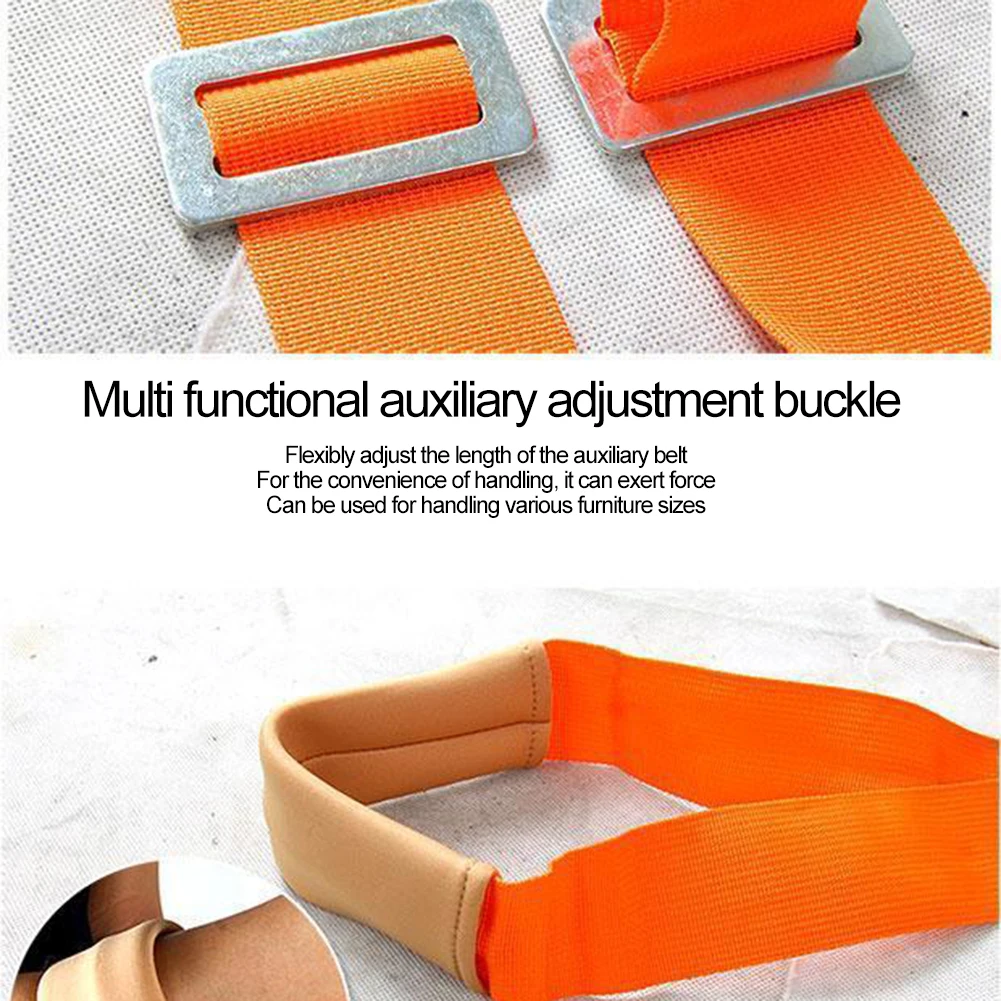 Furniture Moving Carrying Straps Heavy Duty Lifting Strap Lifting Rope Moving Belt Rope Cord Transport Belt Strap Moving Straps Moving Rope Cargo Strap Furniture Mover