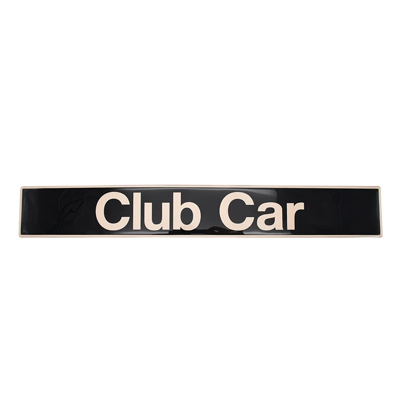 Metal Name Plate 2-1/2" Height 102502601 103816601 Compatible with Club Car Precedent 285-277