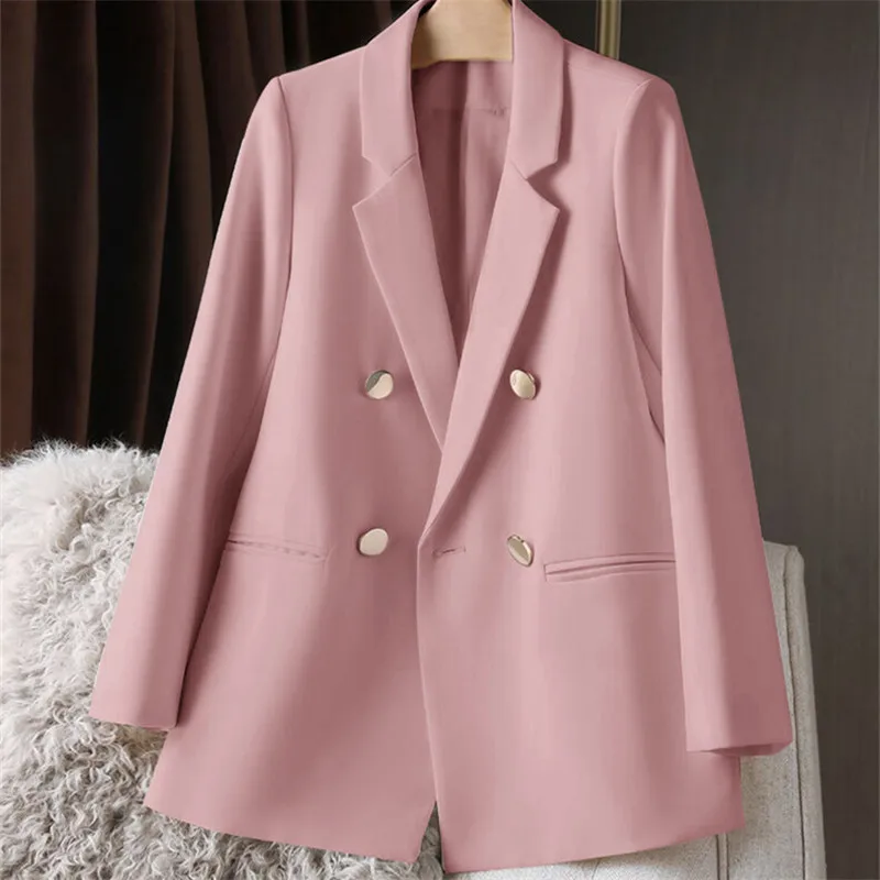 DAYIFUN Solid Color Suits Jackets Women Spring Autumn 2023 New Long Sleeved Blazers Korean Temperament Casual Women's Clothing