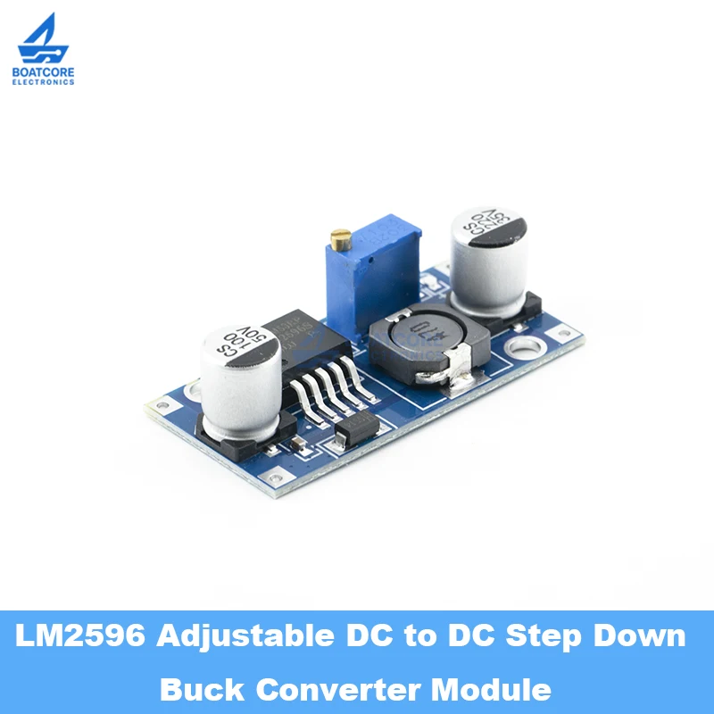 1PCS LM2596 LM2596S DC-DC 스텝다운 벅 컨버터 가변 전압 레귤레이터 모듈 3V-40V 1.5V-35V 전원 공급 장치