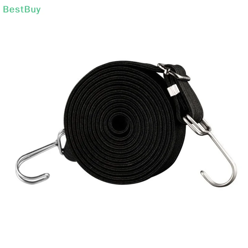 Motorcycle Luggage Rope Mountain Bike Elastic Straps Cord Hooks Strong Elasticity Convenient To Carry Outdoor Tensioning Belts