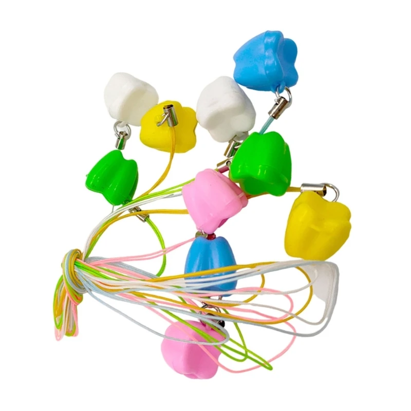 

50Pcs/pack Baby Deciduous Tooth Box for Boy Girls Mini Child Tooth Storage Solution with Rope Enough Quantity