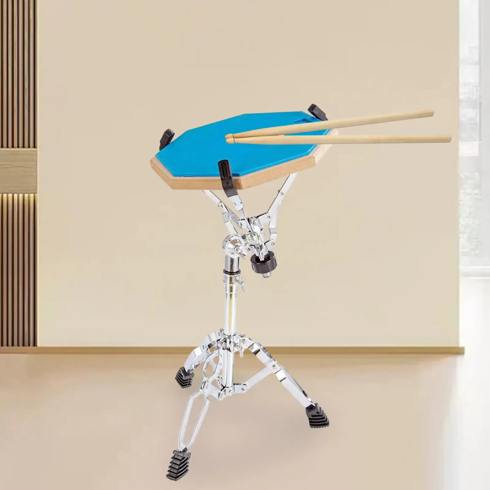 

Snare Drum Stand Drum Bracket Percussion Double Braced Tripod Triangle Bracket for Performance Practice Music Room Stage Studio