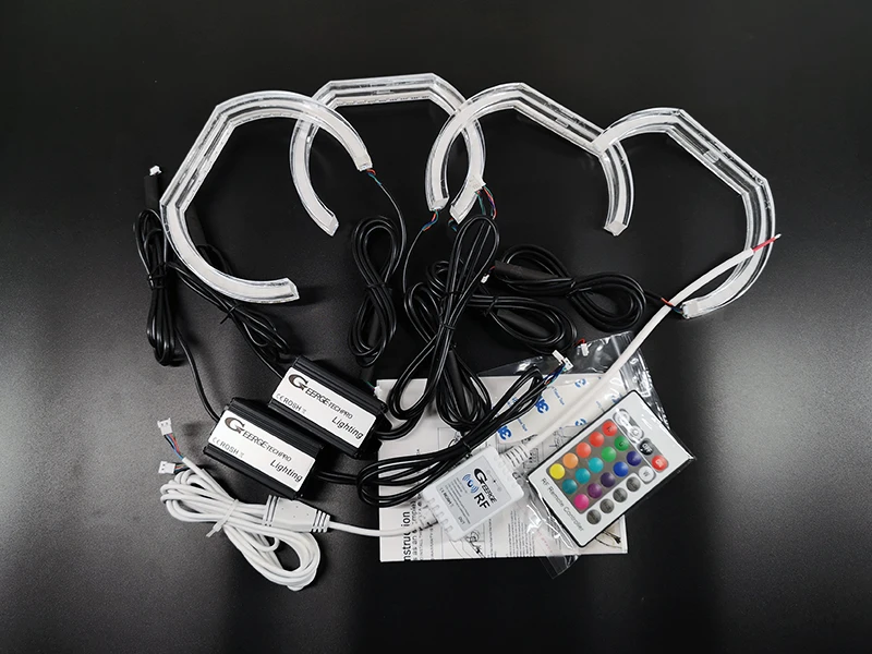 For BMW Z3 1999 2000 2001 2002 Multi Color DTM Style RGB Led Angel