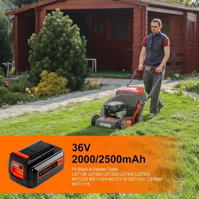 36V 2000/2500mAh Lithium Battery Compatible with Black & Decker BL20362-XJ  LBXR36 LBX36 BL20362 LBX2040 36V Power Tools - AliExpress