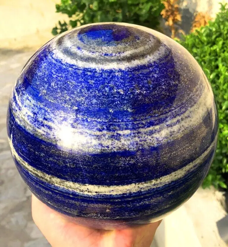 Natural Lapis Lazuli Crystal ball Quartz Sphere Energy Sphere Reiki Healing Decorative gift for home office 6