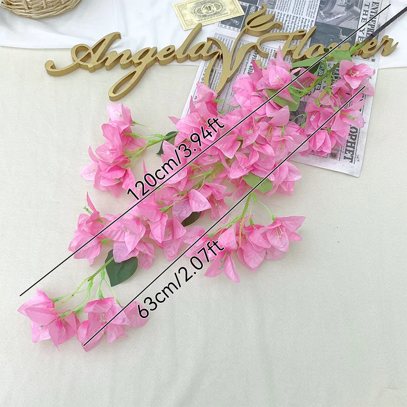ZHDOKA 4 Rami Di Fiori Artificiali In Seta, Fiore Di Prugna, 23,6