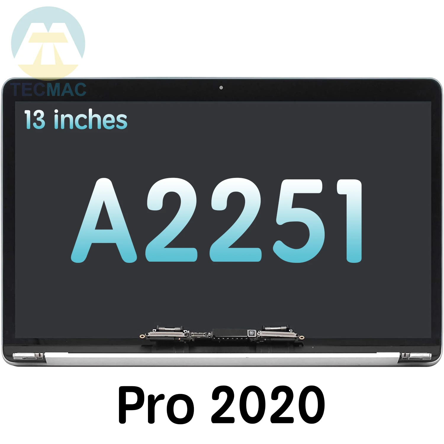 Nuovissimo Schermo Lcd A2251 Per Macbook Pro 2020 Sostituzione Assemblaggio Completo Da 13 Pollici True Tone Emc 3348 Retina Grey Silver