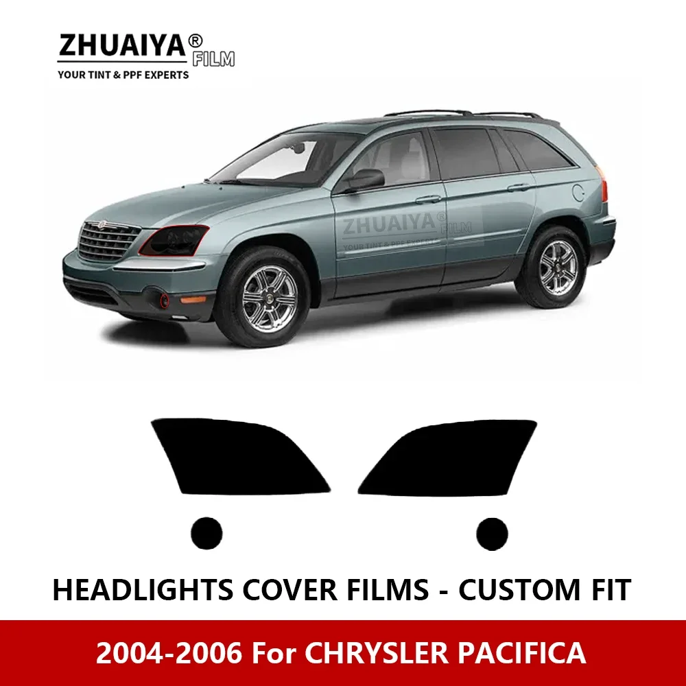 

For CHRYSLER PACIFICA 2004-2006 Car Exterior Headlight Anti-scratch PPF precut Protective film Repair film stickers Accessories