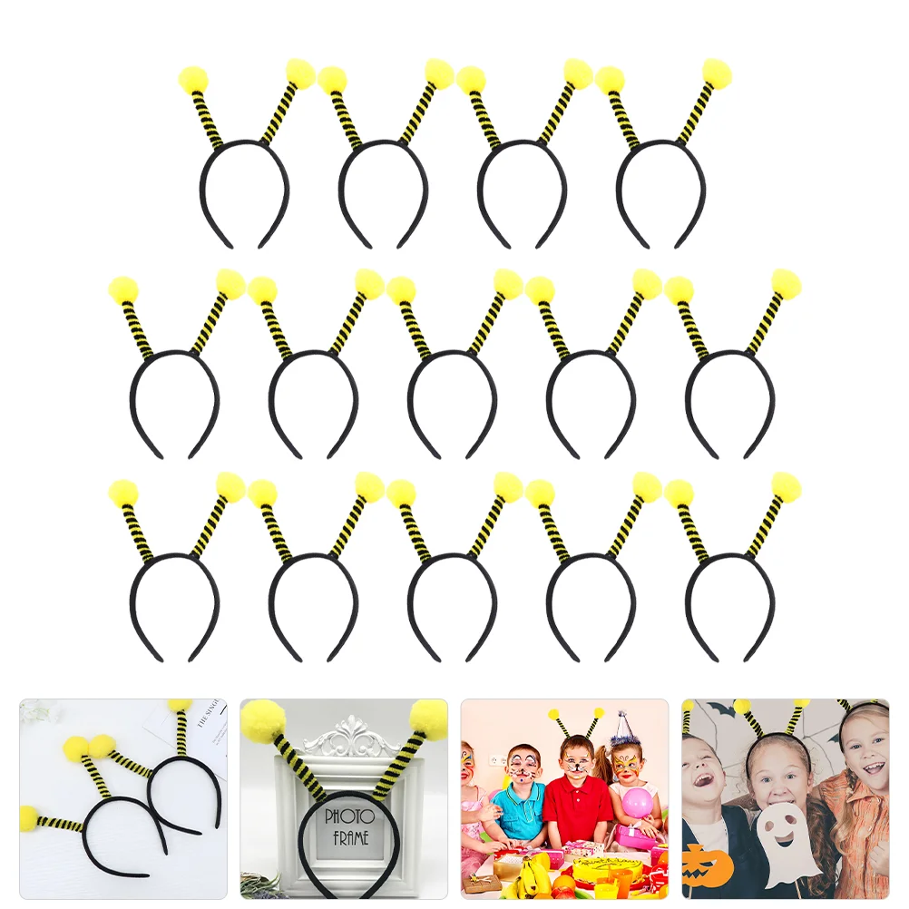 

14 Pcs Bee Antenna Headband Masquerade Party Headbands Hair Accessory Tiara Hoops Accessories Animal