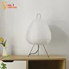 Japanese Minimalist Akari Noguchi Yong Table Lamp Bedroom Bedside Rice Paper Wabi-sabi Desk Lights Living Room Homestay Study 5