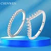 CHENWEN 1-3CTTW Full Moissanite Wedding Rings for Women Sets Couple Rings 100% 925 Sterling Silver Top Quality Jewelry GRA 2