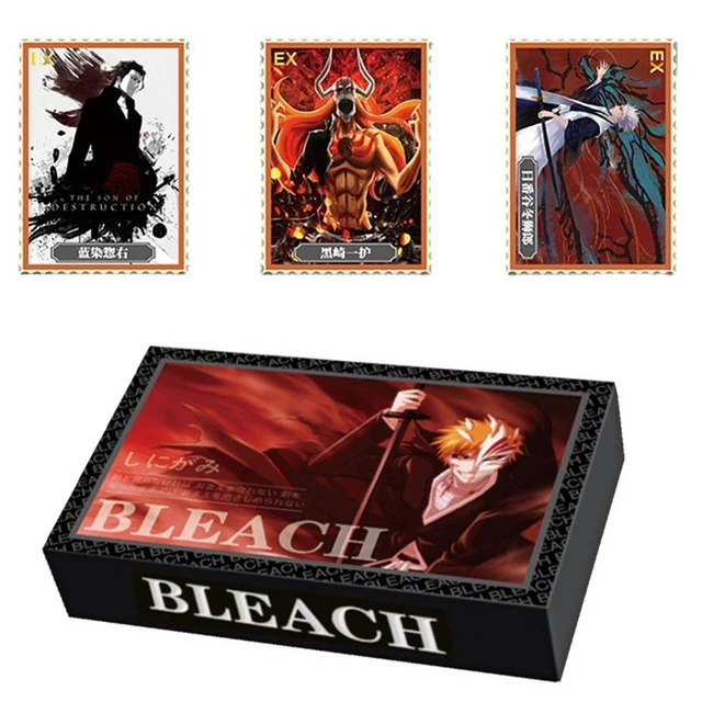 Personagens Anime Bleach Card, TCG Card Games, Cosplay Jogo de Tabuleiro,  Coleção Cartões, Brinquedos Presente, Original