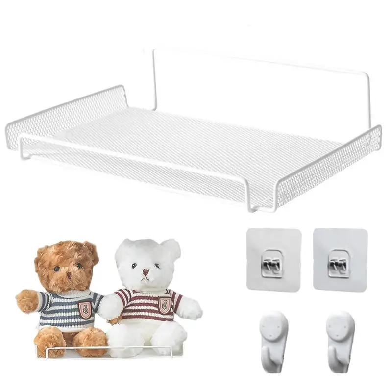 Wifi Router Shelf Wall Mount Shelf With Raised Height Edge Design Dvd