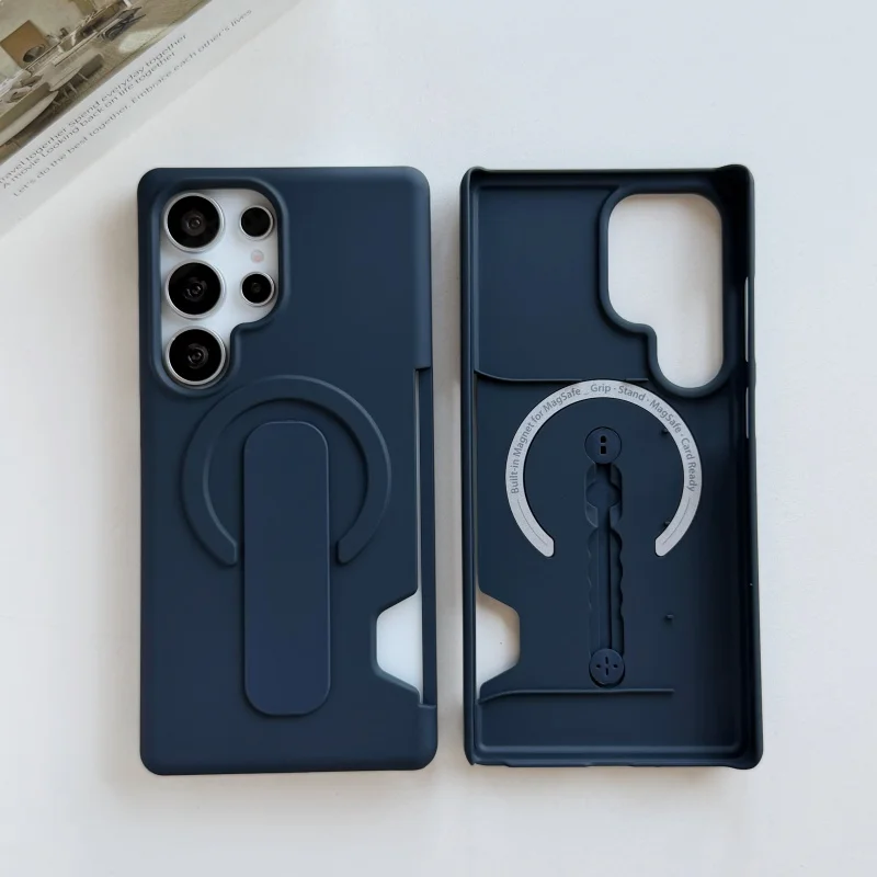 MagSafe Magnetic Credit Card Holder with Silicone Grip Cover