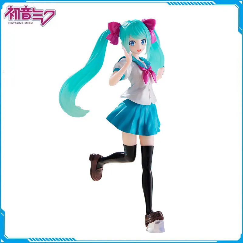 

Original SEGA Luminasta Series Hatsune Miku 16th Anniversary KEI Ver. Kawaii Doll Anime Figure Model Collectible Toys