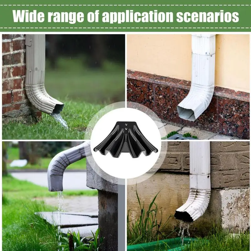 Gutter Downspout Diverter Gutter Downspout Extensions For Rainwater Dispersal Foundation Protection Rainwater Drainage Dispersal