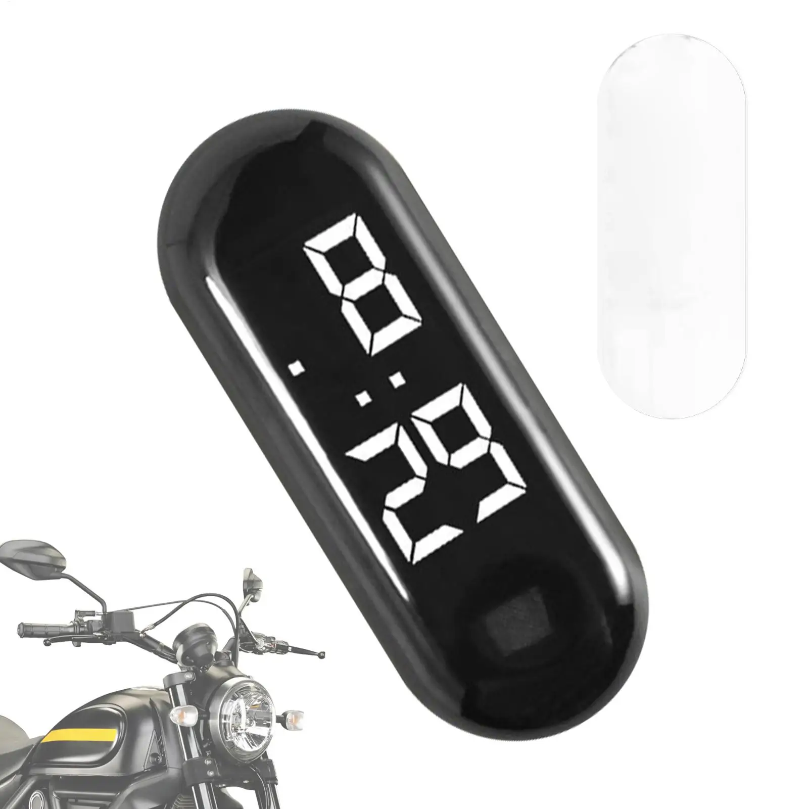 Waterproof Luminous Digital LED Clock for Electric Vehicles and Scooters