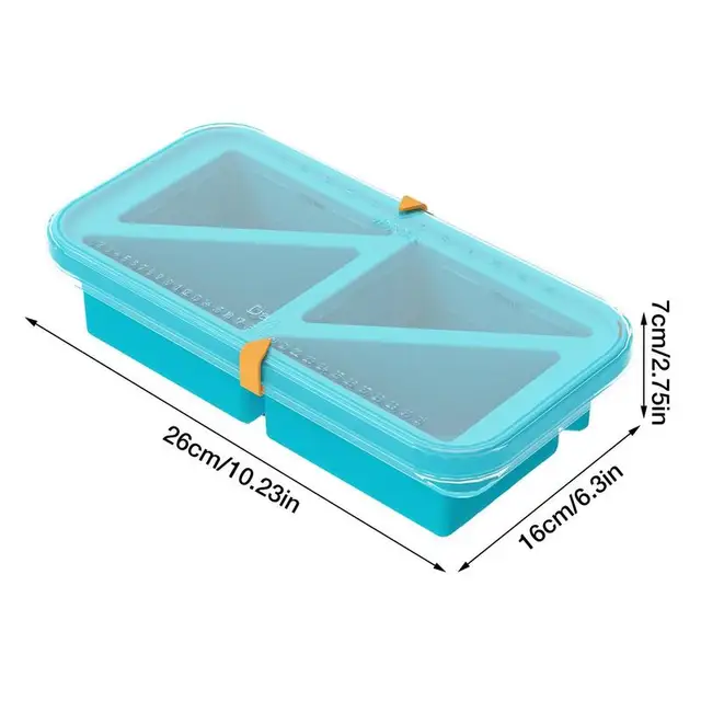 Ice Cube Tray 4-Grids: The Perfect Solution for Freezing and Storing