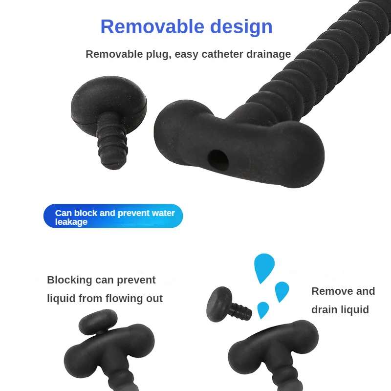 Silicone Urethral Catheter Dilator Horse Eye Stimulation Sounding Penis Plug Insert Urethra Adult Sex Toys for Men Gay silicone urethral dilator urethral dilator