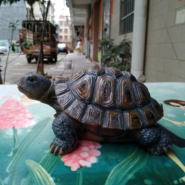 

Fashion Resin Simulation Turtle Tortoise Animal Ornaments Garden Garden Pool Garden Decoration Home Furnishings