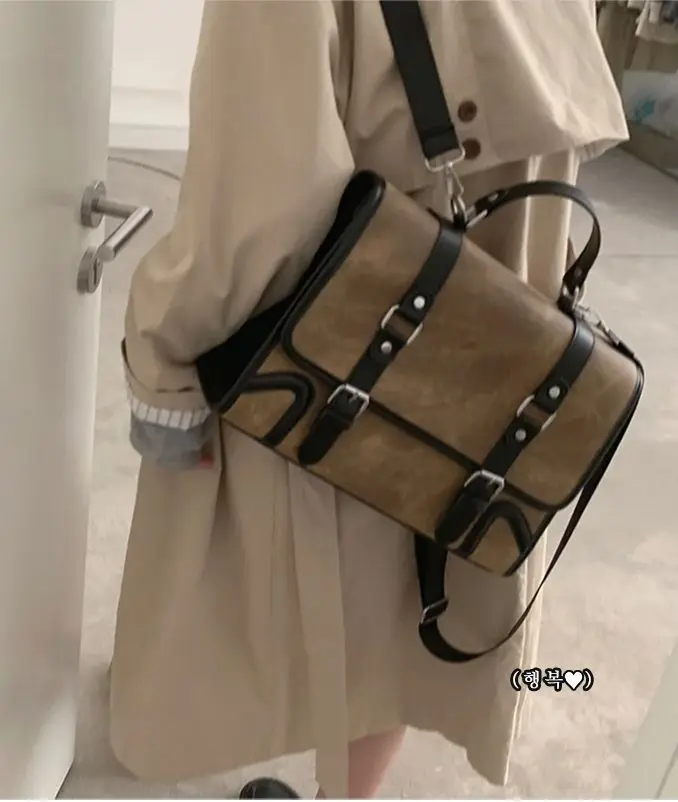 JIAERDI Preppy Style Jk Backpack Women Autumn New Leather Handle Backpacks Briefcase Ladies Harajuku Aesthetic Blue Schoolbag