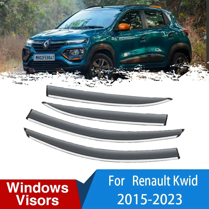 Car Side Windows Visor For Renault Kwid 2022 Accessories BW 2015